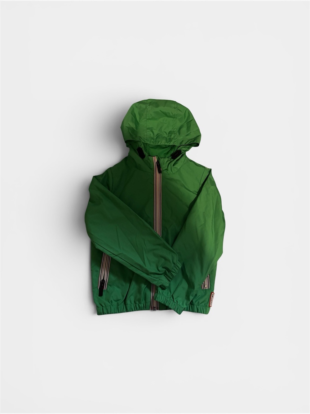 Hunter Bright Green Kids Hooded Jacket